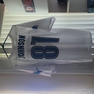 NFL Team Apparel Calvin Johnson Detroit Lions Jersey. Size Large